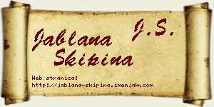 Jablana Škipina vizit kartica